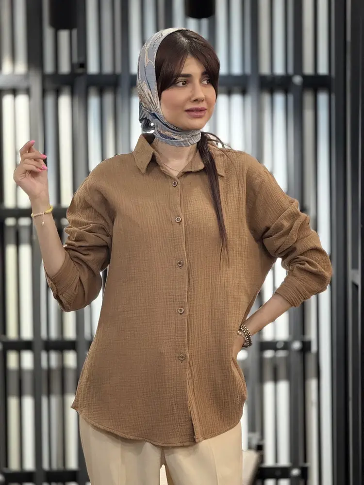 مانتو شومیزی دبل فیس
